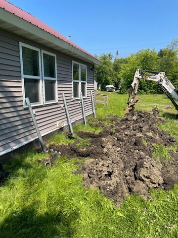 Exterior Foundation Excavation Begins