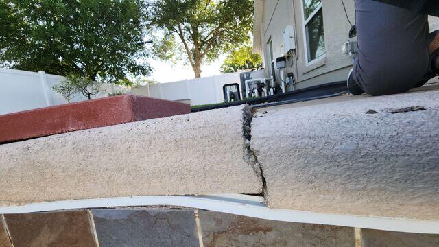 Concrete Settlement Damage
