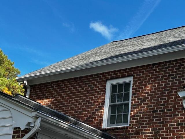 Front of House with Gutter Shutter