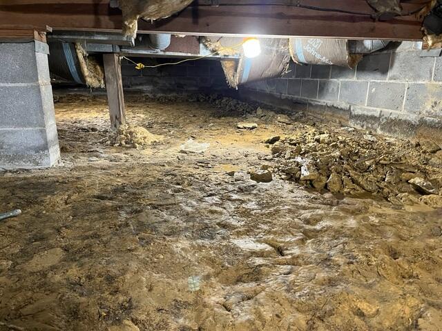 Muddy Crawl Space
