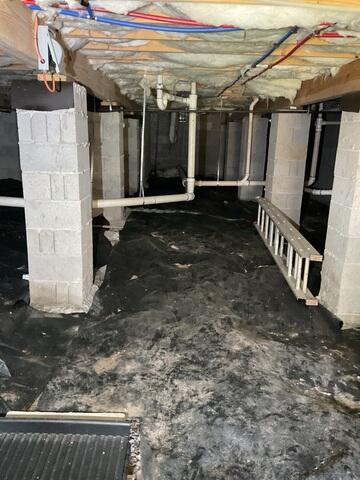 Moisture in the Crawl Space