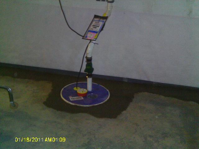 SuperSump is a patented sump pumping system that puts the old system to shame. It is designed to pump water out of the space, it allows water to got down but water can not come back up, it's sealed and protected. It's equipped with WaterWatch to alert the homeowner of rising water in the system indicative of a possible flood in the space. 