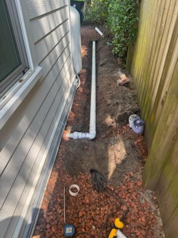 Installing Discharge Line