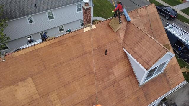 The Sheathing Is Exposed