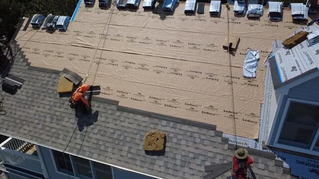 New Shingles Are Installed