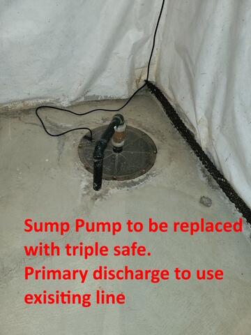 Builder sump