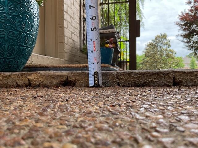 More the 1 Inch Drop