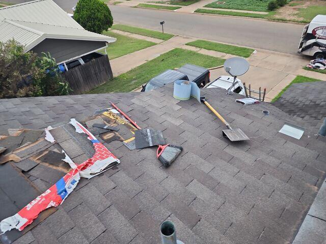 Reapirs being done.