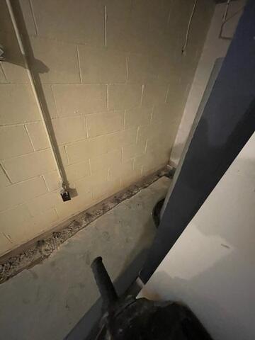 Able to waterproof concrete block foundation walls