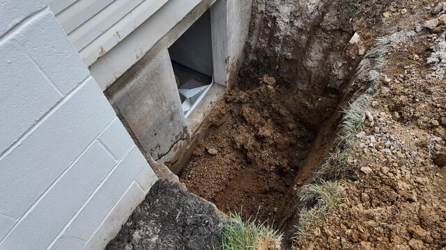 Clogged Footer Drain in Loveland, OH
