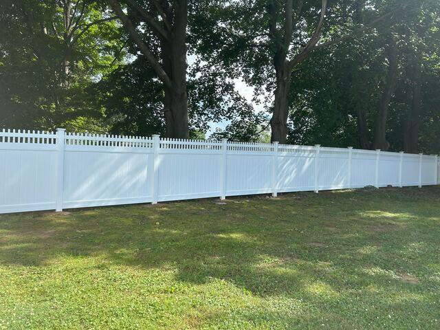 Beautiful Yard with A Beautiful Fence