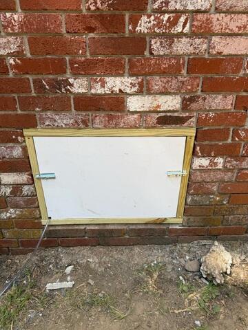 New Crawl Space Door