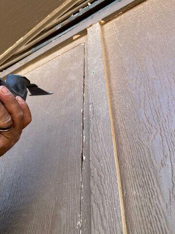 Cutting the hardie board