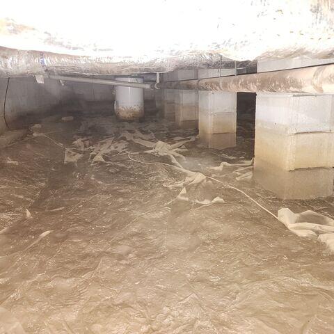 Crawl Space Before Project
