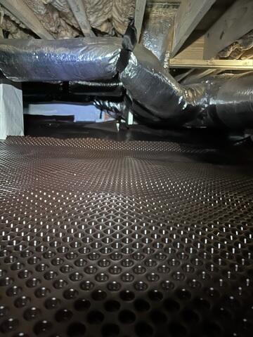 Drainage Matting Installed
