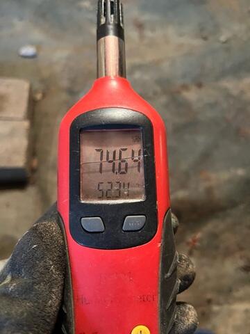Crawl Space Humidity in Hamersville, OH