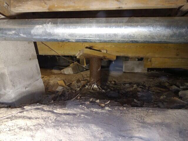 Rusty pipe.