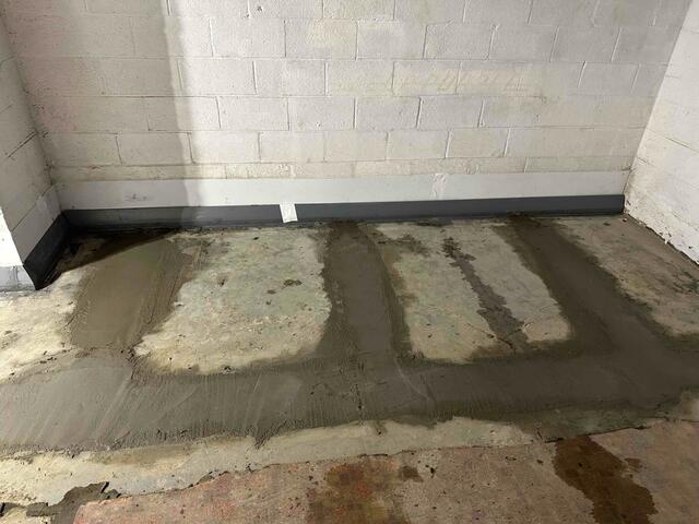 DryTrak Installed and Concrete Restored