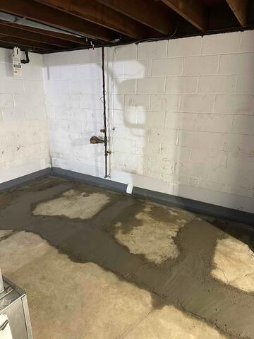 The Damp Concrete Floor is No More