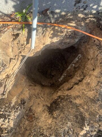 Helical Pier Installation Prep