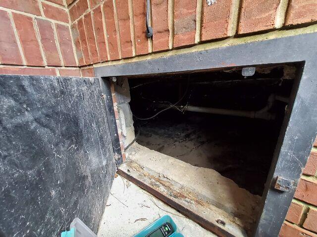Old Crawlspace Door