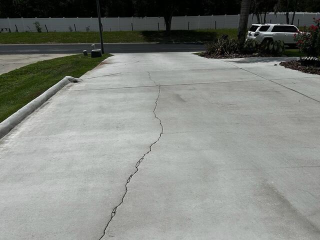 Concrete Driveway Cracks