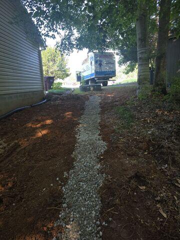 Finished Drainage Line Supports a Drier, Healthier Foundation