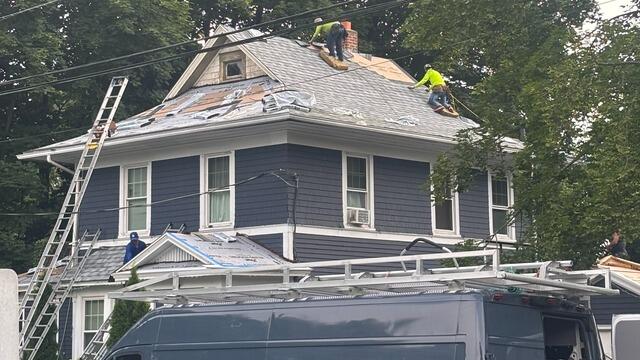 New Shingles Are Installed