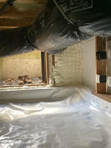 After - Crawl Space Entryway
