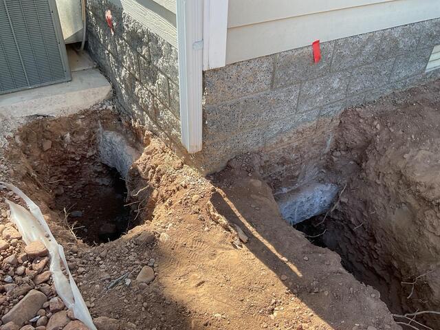 Corner dig begins foundation work in Pinedale, AZ.