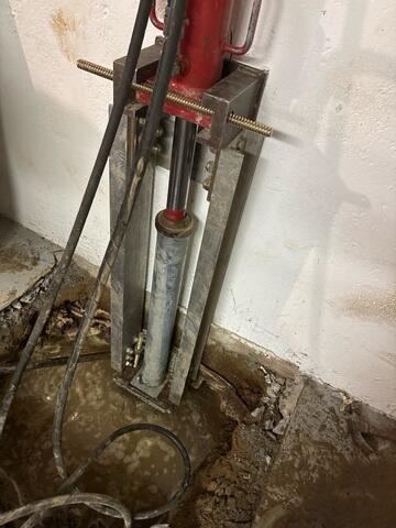 Push Pier Driven into Soil