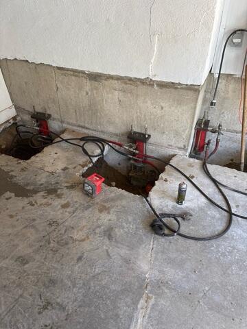 Push Piers Pressurized