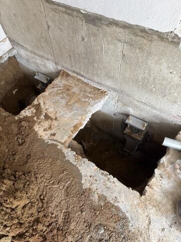 Push Pier Completed Installation