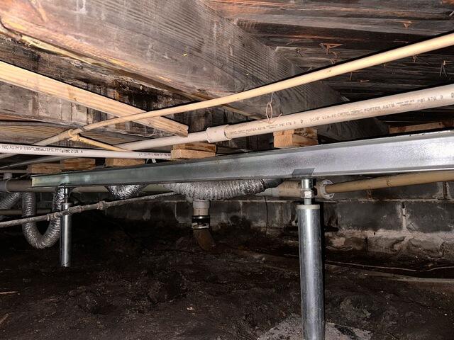 SmartJack Installed with Supplemental Beam Support