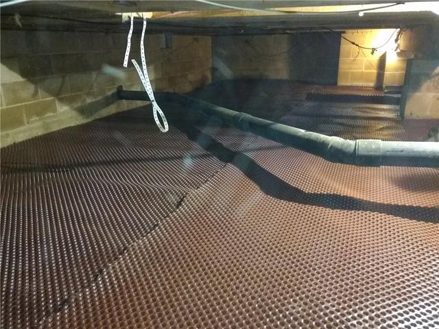 Drainage Matting Installation