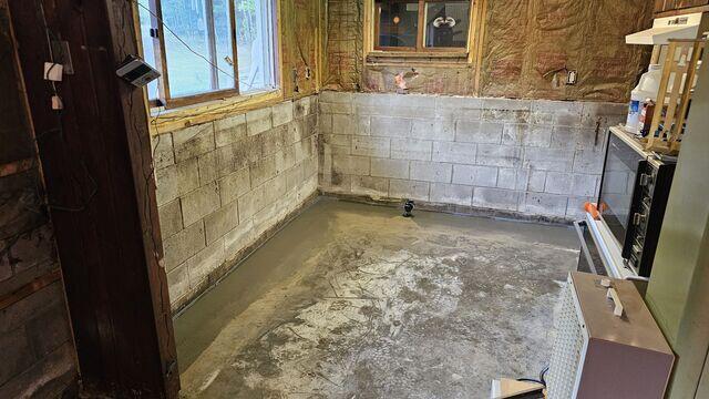 Foundation Prepped for Waterproofing and Finishing