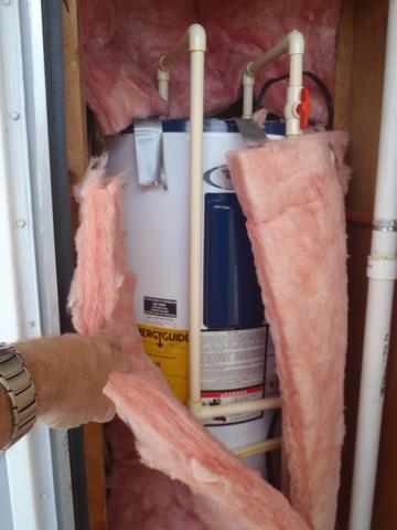 Improper insulation of hot water heater in Pocomoke, MD