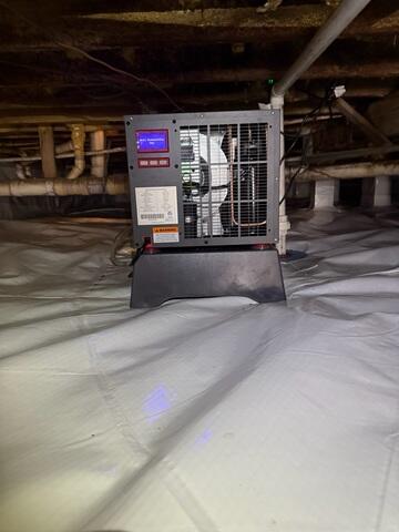 Crawl Space Dehumidifier