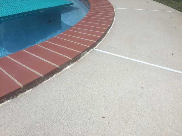 Unsafe Pool Deck Patio in Lebanon, NJ