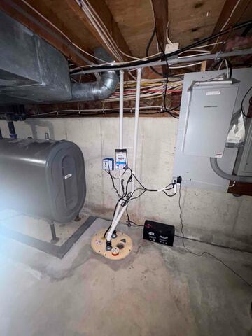 Radon Mitigation in a Finished Basement - Harwinton, CT
