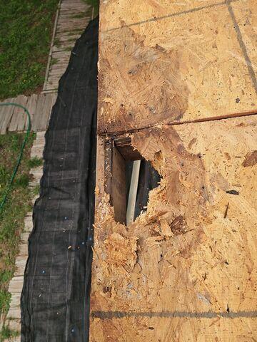 Damaged Decking
