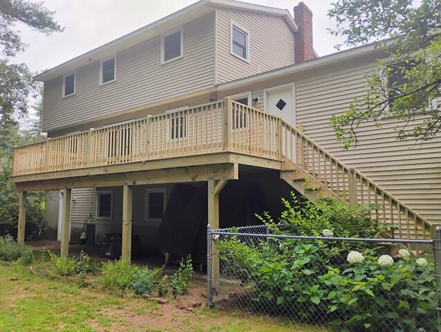 Treated Deck in Ballston Lake