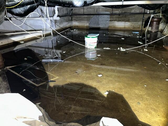 Flooded Crawl Space