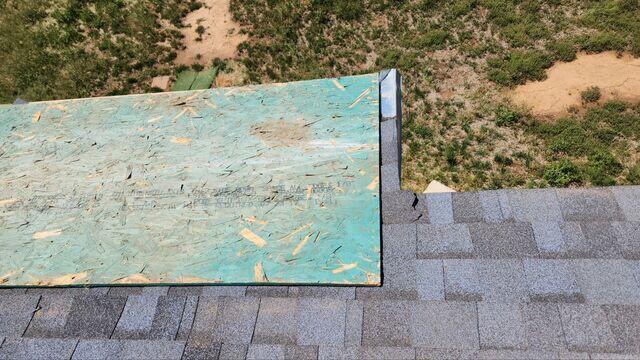 Temporary Patch Repair by customer.