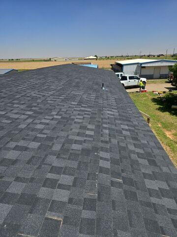 Finished product of a new Roof.