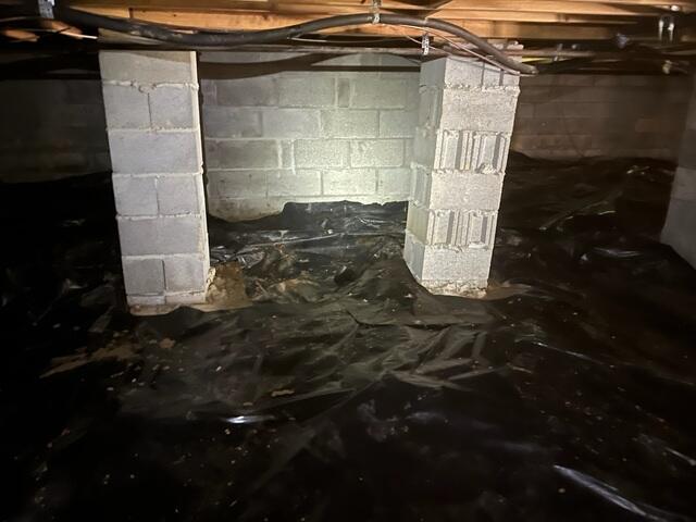 Sinking Crawl Space Supports