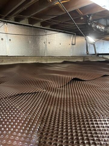 Crawl Space Drainage Matting
