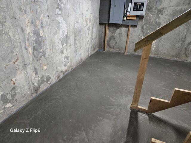 New Poured Slab & WaterGuard