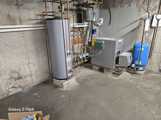 New Poured Slab & WaterGuard