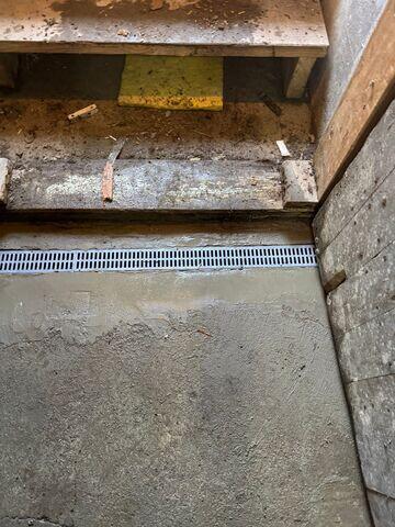 Installation du TrenchDrain